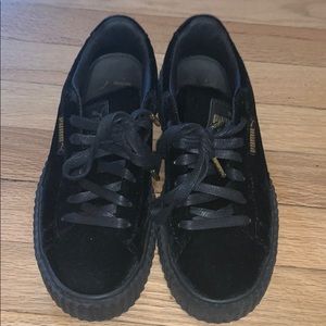 COPY - 🖤Authentic Fenty Puma black velvet sneaker…